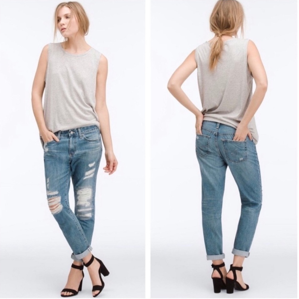 AG ADRIANO GOLDSCHMIED The Beau Slouchy Skinny Jeans